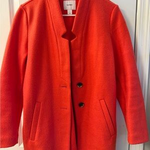 Elegant Red Women's Coat